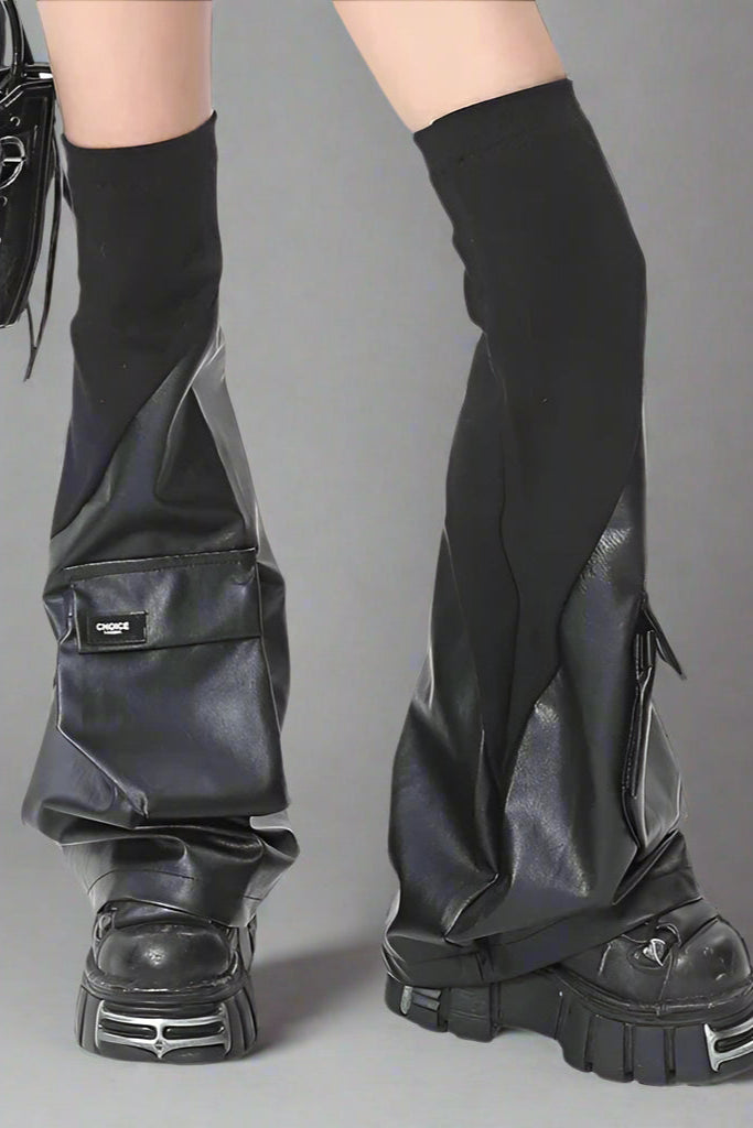 Dark Circuit Leg Gaiters