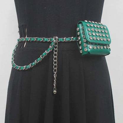 Rivet Rebel Chain Belt