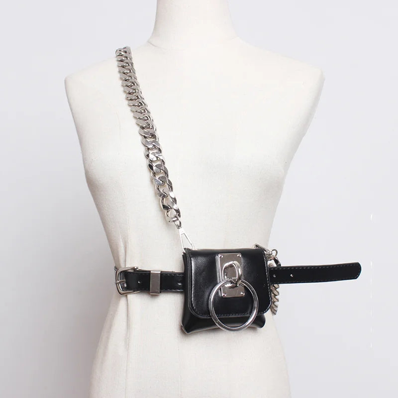 Cyberbound Chain Mini-Bag Belt