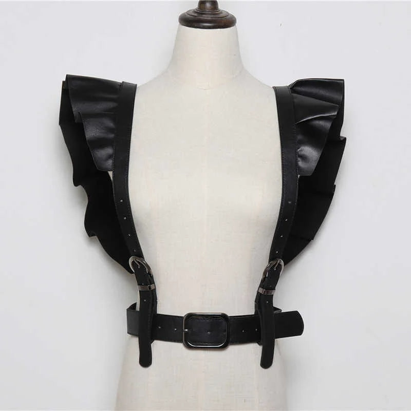 Rogue Ruffle Harness Belt