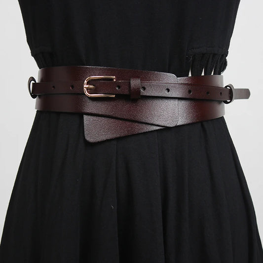 Asymmetrical Buckle Waist Belt