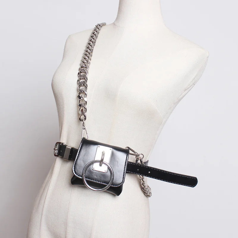 Cyberbound Chain Mini-Bag Belt