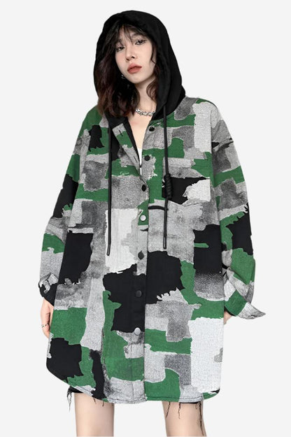 Nomad Camo Hoodie Shirt