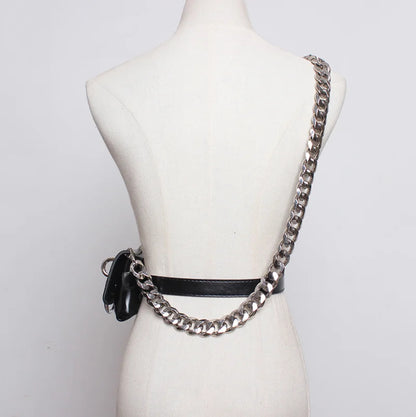 Cyberbound Chain Mini-Bag Belt