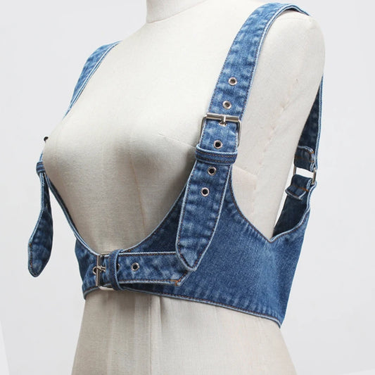 Rebel Edge Denim Harness LAZERorange