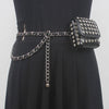 Rivet Rebel Chain Belt LAZERorange