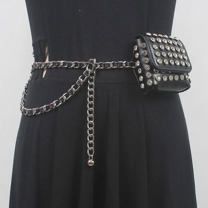 Rivet Rebel Chain Belt