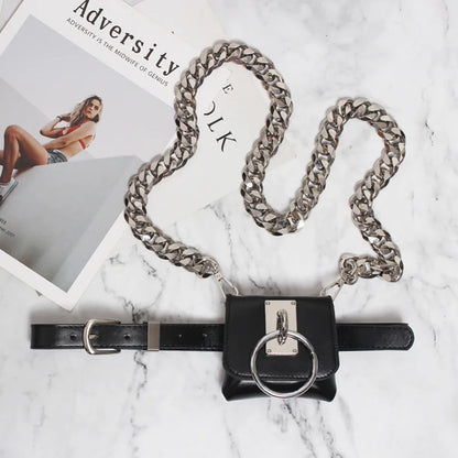 Cyberbound Chain Mini-Bag Belt