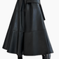 Neo-Noir A-Line Skirt