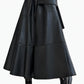 Neo-Noir A-Line Skirt LAZERorange