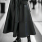 Neo-Noir A-Line Skirt