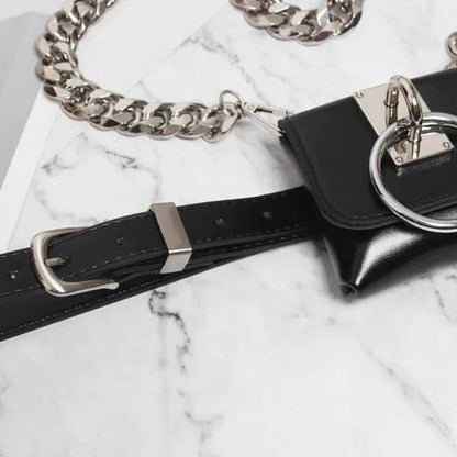 Cyberbound Chain Mini-Bag Belt