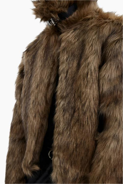 Urban Rogue Lush Fur Jacket - LAZERorange