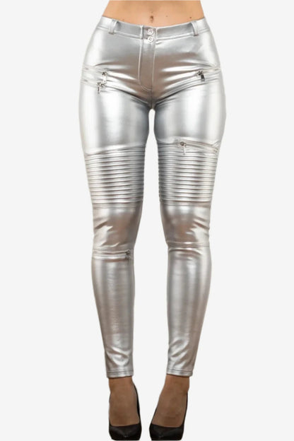 Chrome Rebel Biker Pants