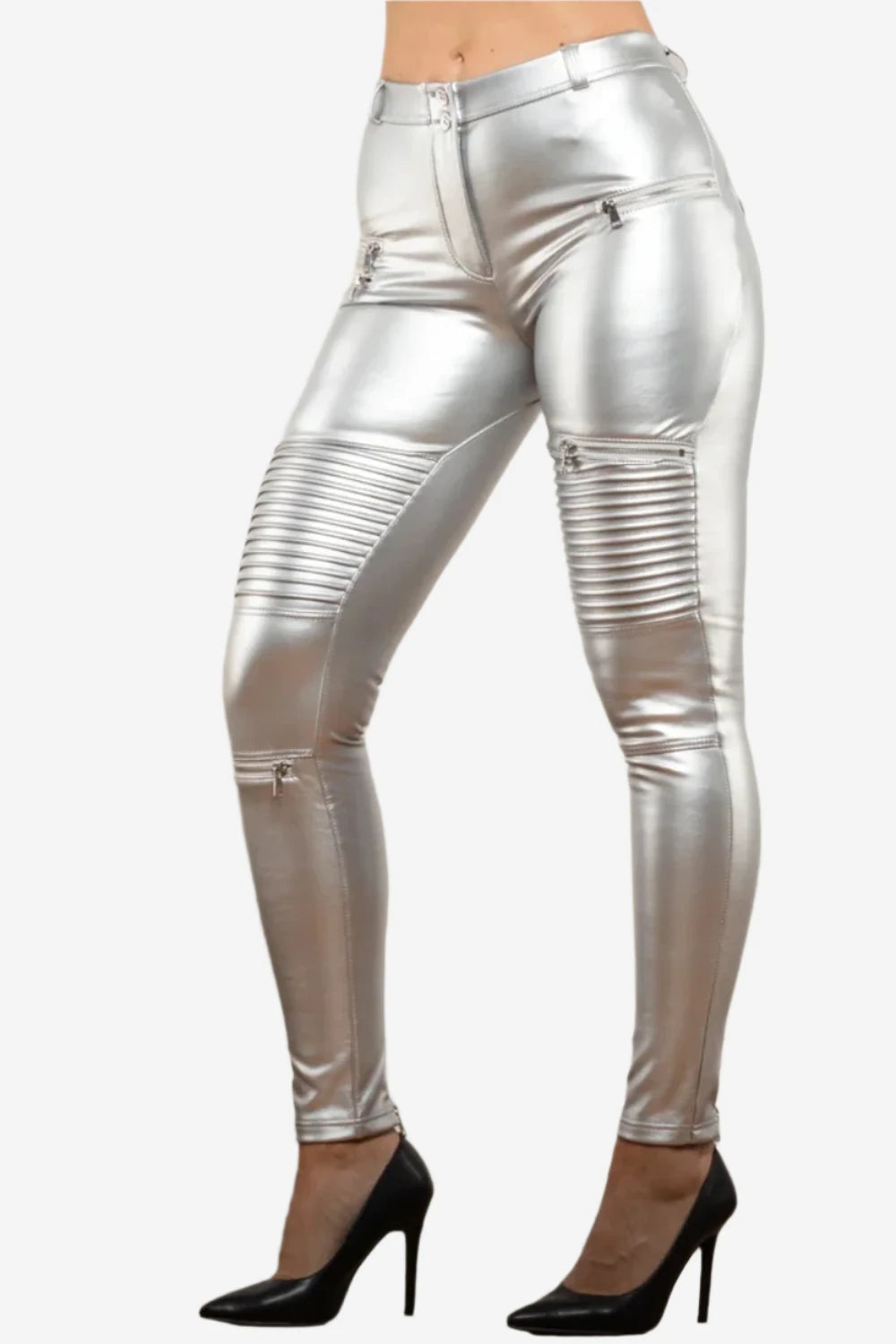 Chrome Rebel Biker Pants