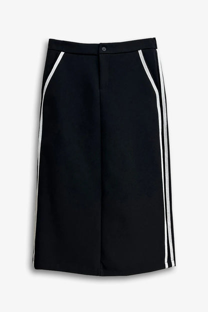 Cyber Stride Midi Skirt