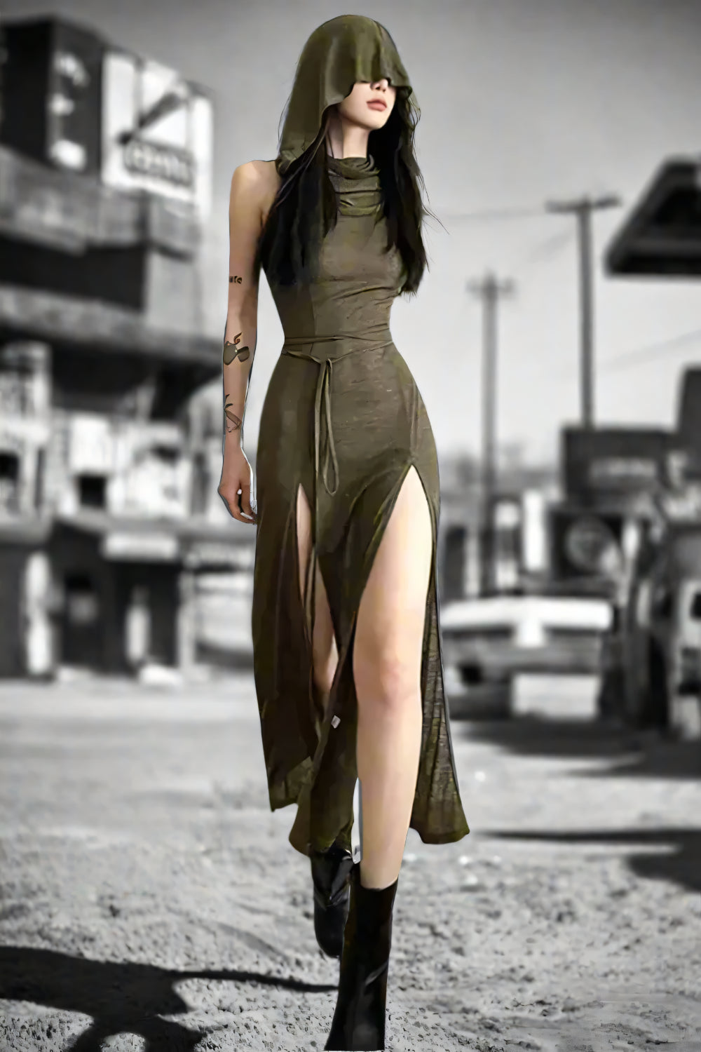 Wasteland Shroud Hooded Dress