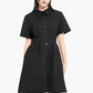 Eclipse Pleated Shirt Dress LAZERorange