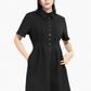 Eclipse Pleated Shirt Dress LAZERorange