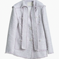 Frosted Edge Tweed Scarf Jacket LAZERorange