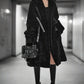 Abyssal Flare Fur Coat LAZERorange