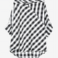 Gridflow Oversized Plaid Top LAZERorange