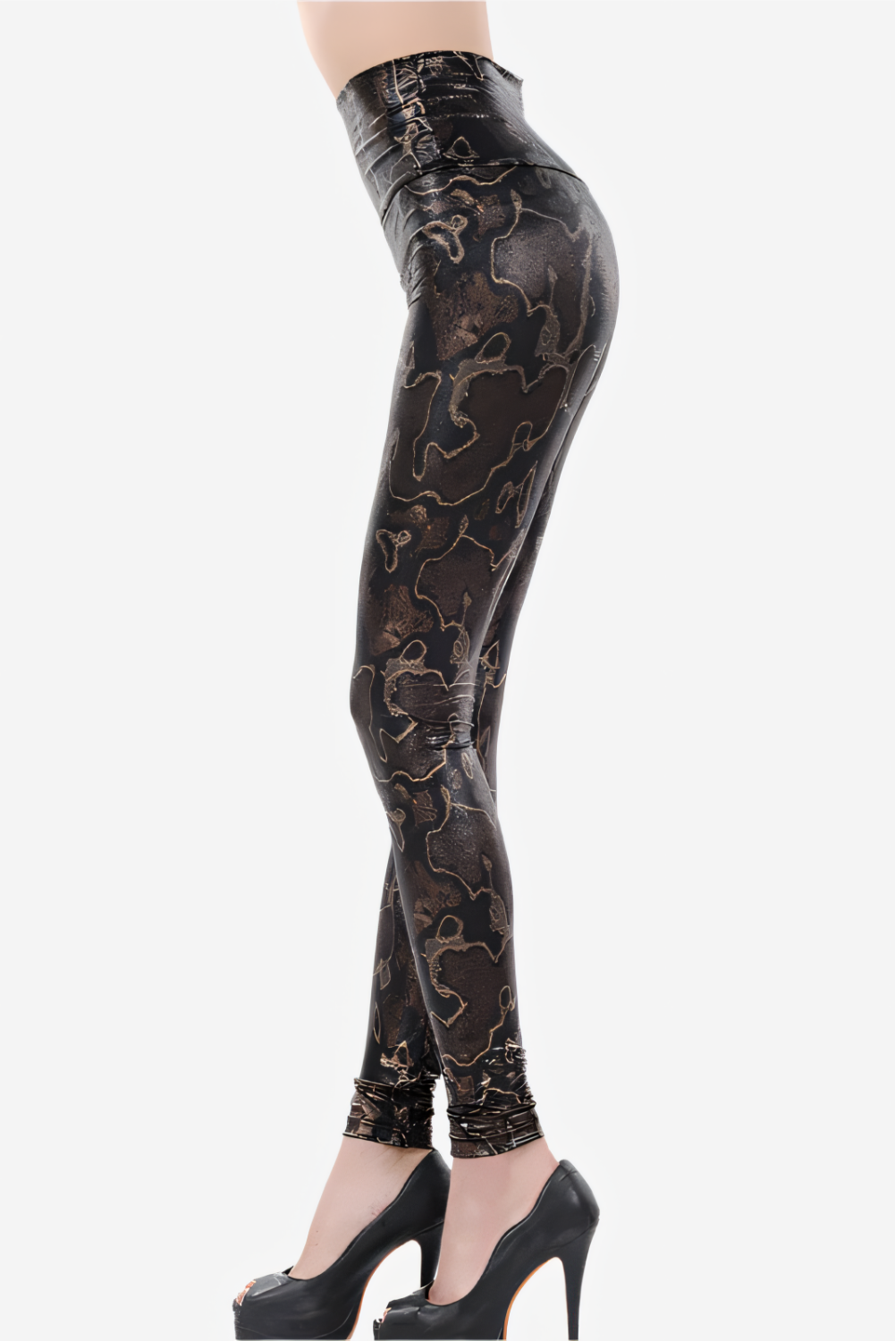 Venom Edge Snakeskin Leggings LAZERorange