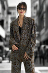 Leopard Luxe Oversized Blazer LAZERorange