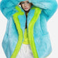 Electric Frost Plush Coat LAZERorange