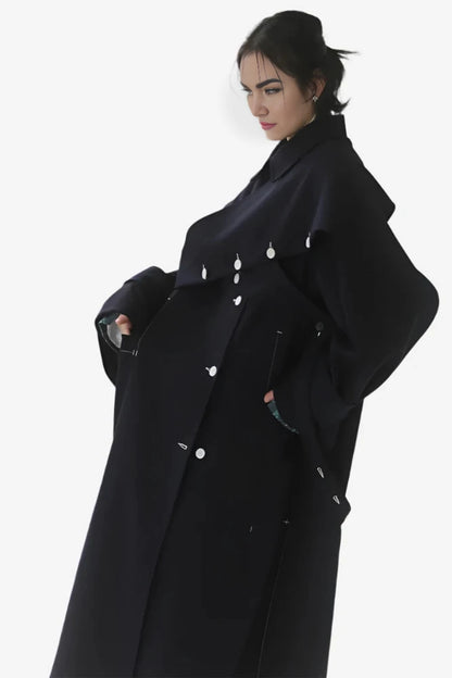 Midnight Rebellion Woolen Coat