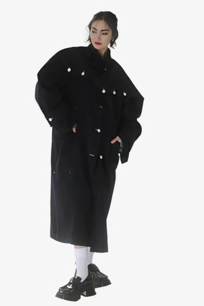 Midnight Rebellion Woolen Coat