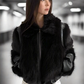 Eclipse Shadow Fur Jacket LAZERorange