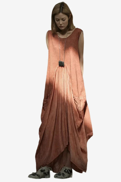 Dune Drift Pleated Dress