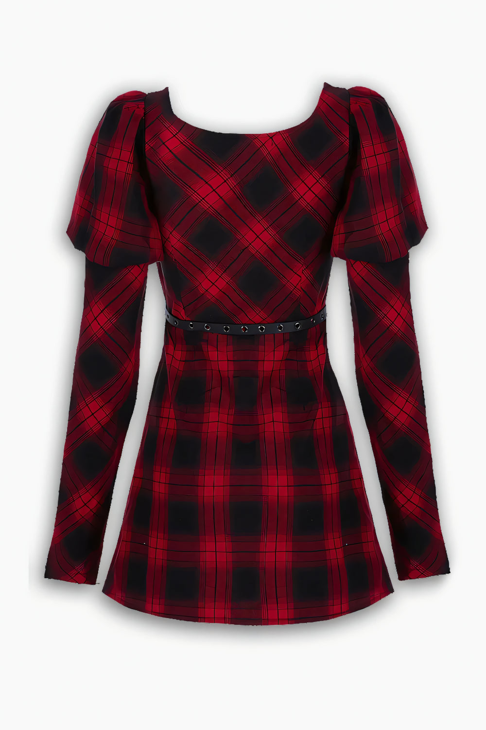 Rebel Princess Plaid Dress LAZERorange