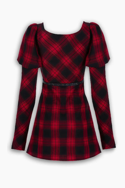 Rebel Princess Plaid Dress