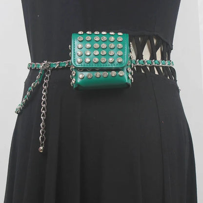 Rivet Rebel Chain Belt