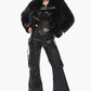 Rivet Rebel Wide-Leg Pants LAZERorange