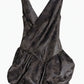 Rust Noir Peplum Dress LAZERorange