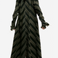 Nomad Striped Fringe Trench LAZERorange