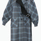 Rebellion Plaid Overcoat LAZERorange