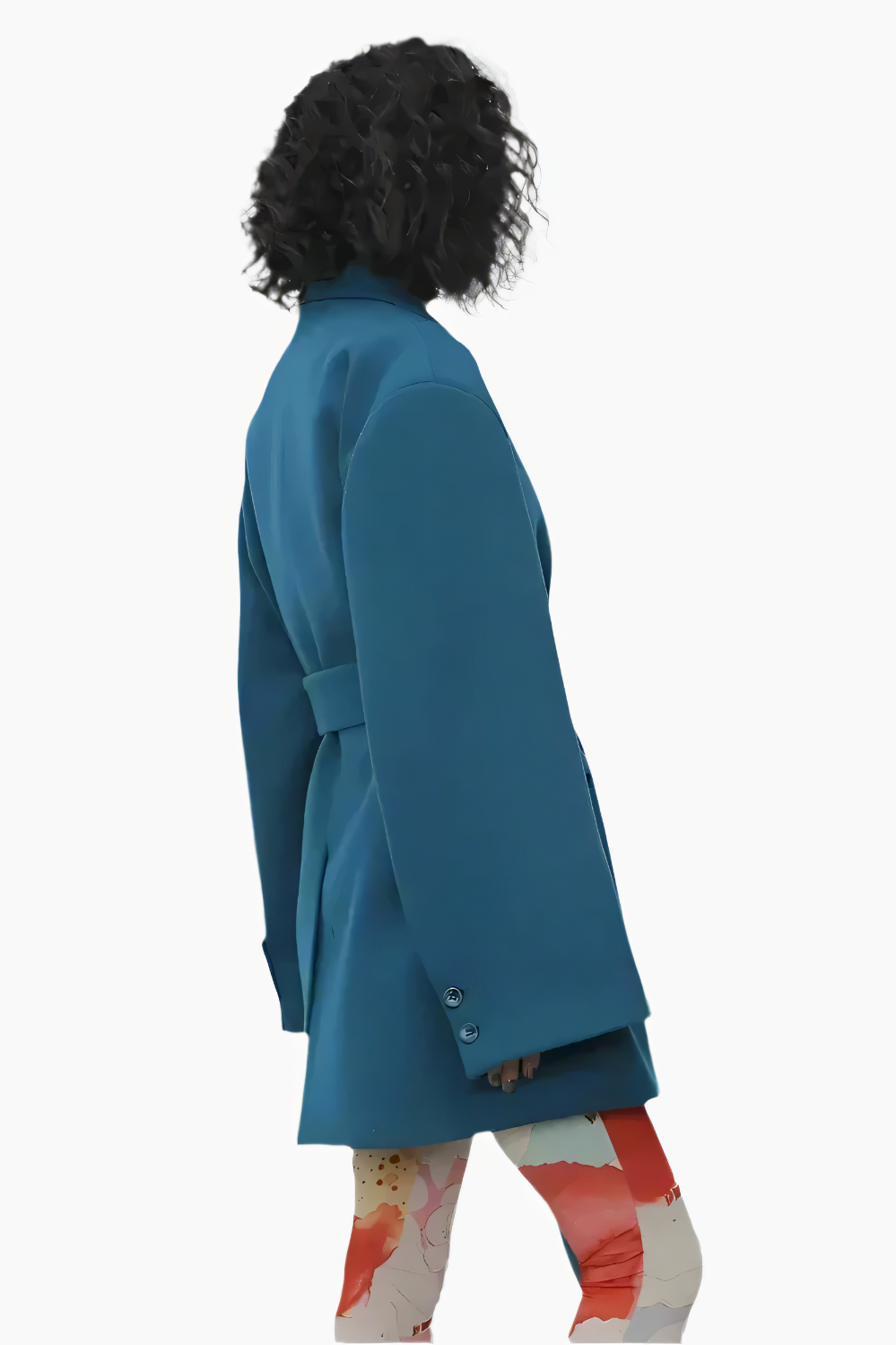 Azure Oversized Winter Coat LAZERorange