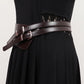 Dual Buckle Wrap Belt