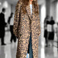 Savanna Luxe Leopard Coat LAZERorange