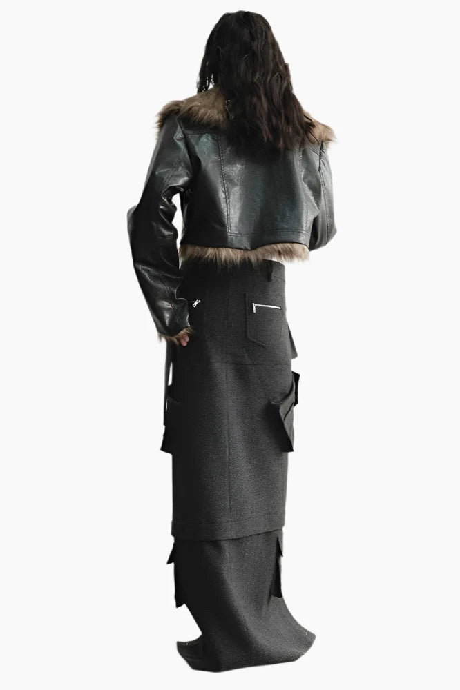 Urban Warrior Long Cargo Skirt