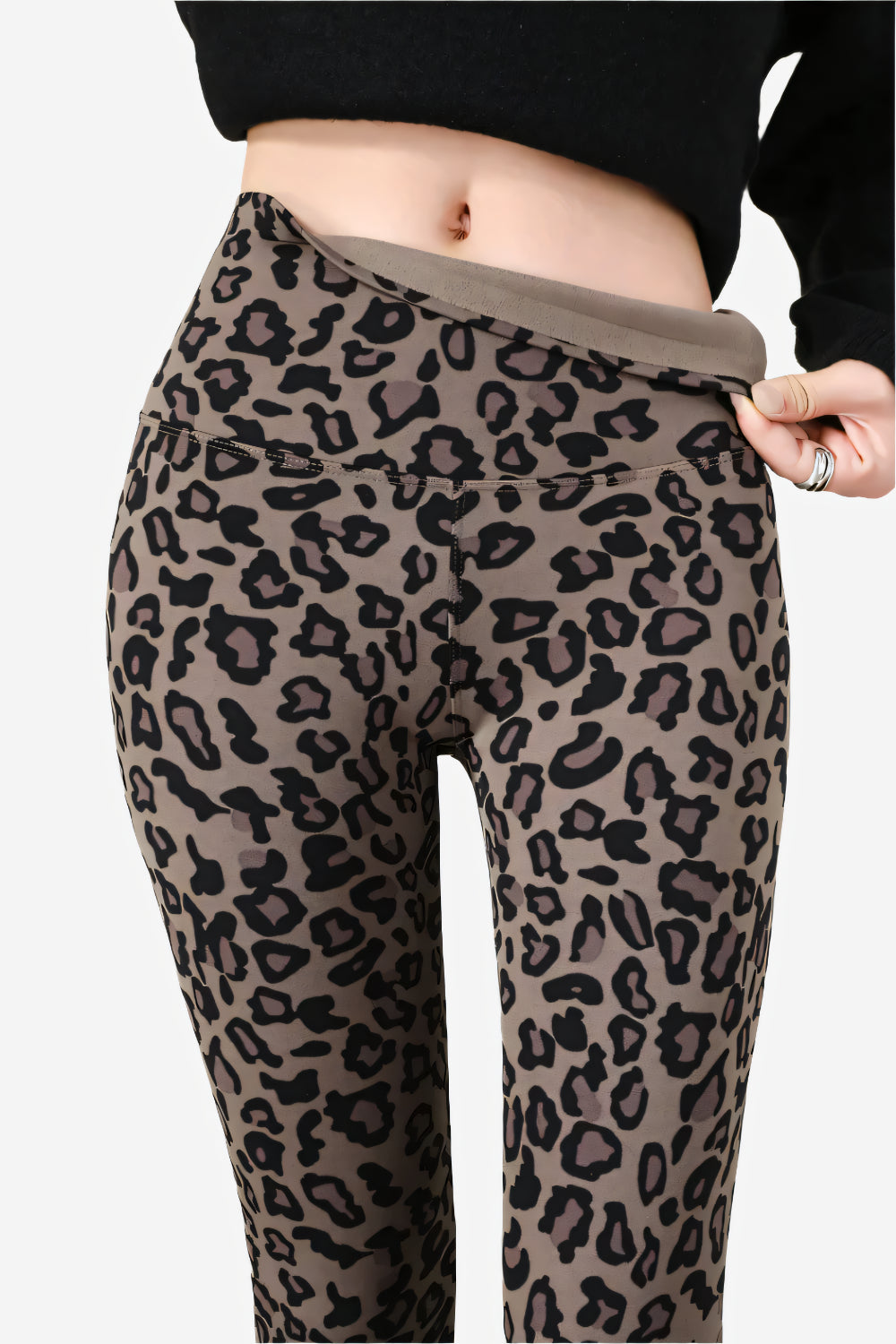 Leopard Thermo-Luxe Leggings LAZERorange