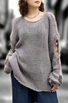 Grunge Knit Distressed Sweater