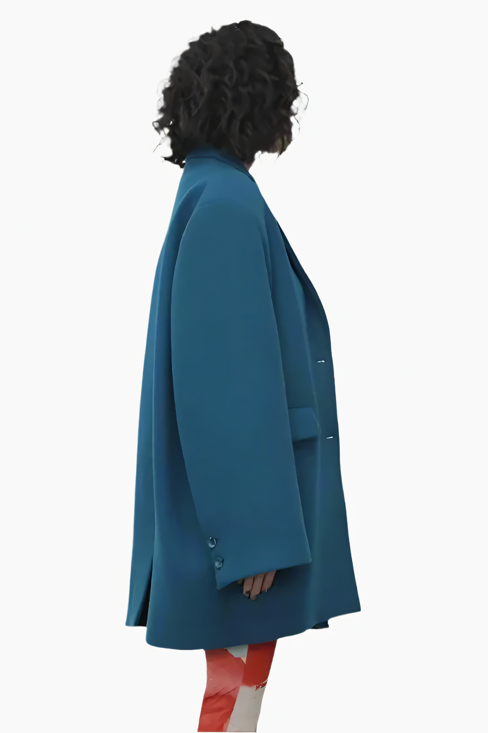 Azure Oversized Winter Coat LAZERorange