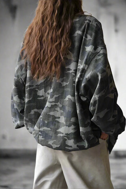 Wasteland Camo Stand Collar Jacket