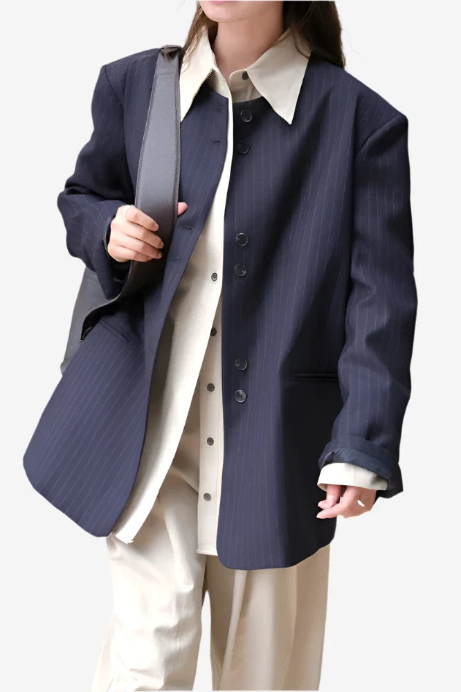 Nautical Pinstripe Blazer