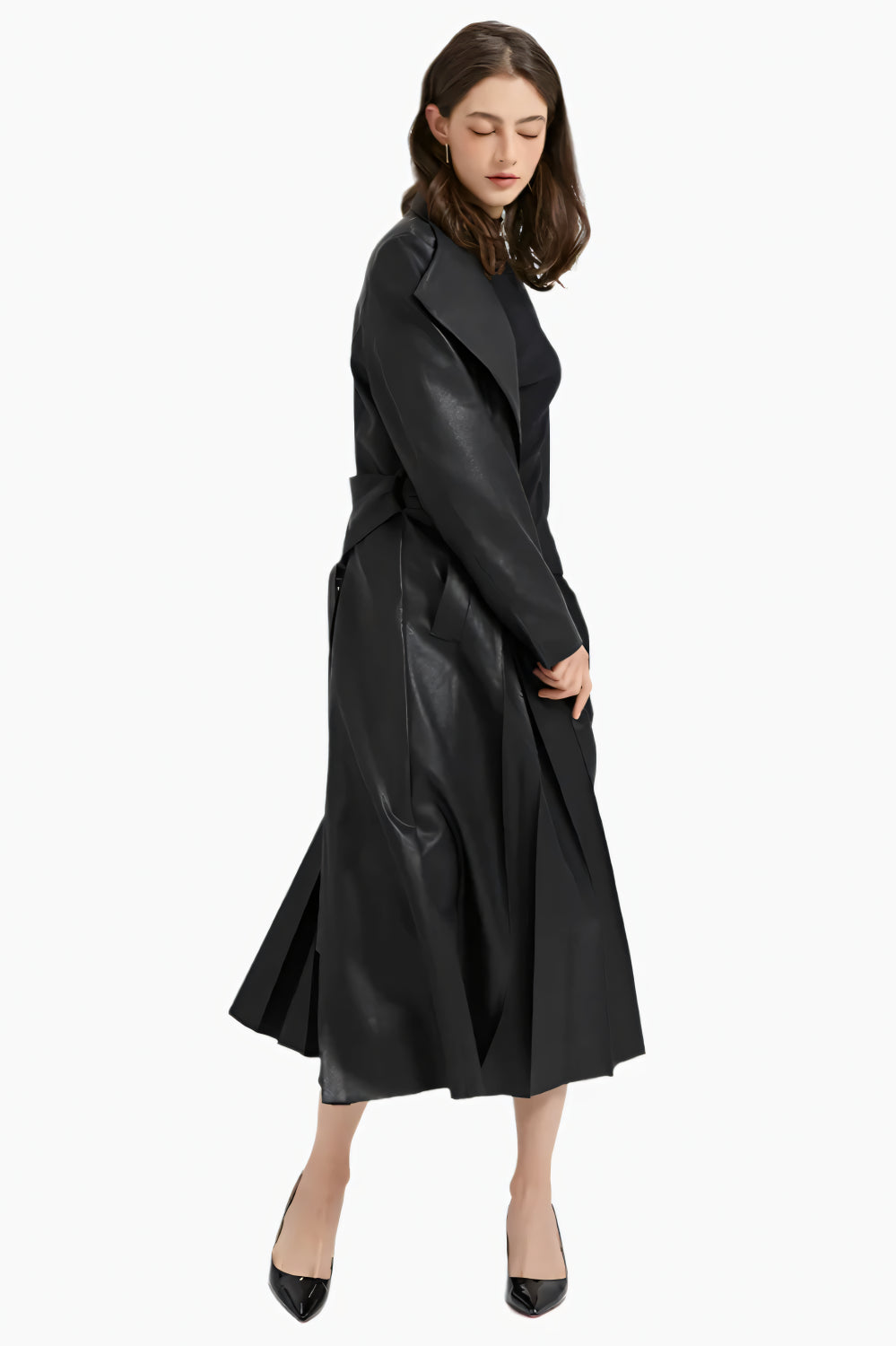 Matrix Luxe Trench Coat LAZERorange